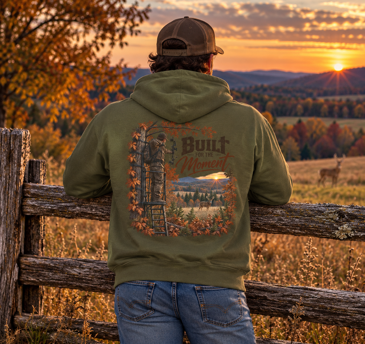 Rack & Ridge “Built for the Moment” Hoodie — Outdoor Hunting Fleece