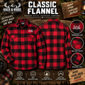 Rack & Ridge | Red & Black Buffalo Plaid Flannel