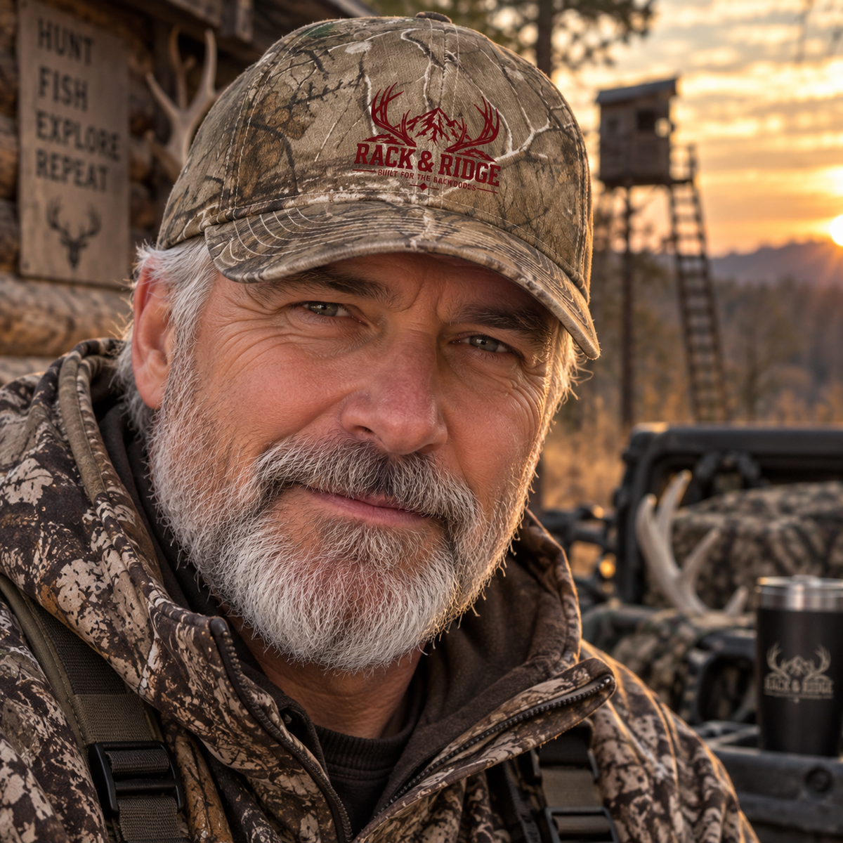 Rack & Ridge Real Tree Camo Trucker Hat