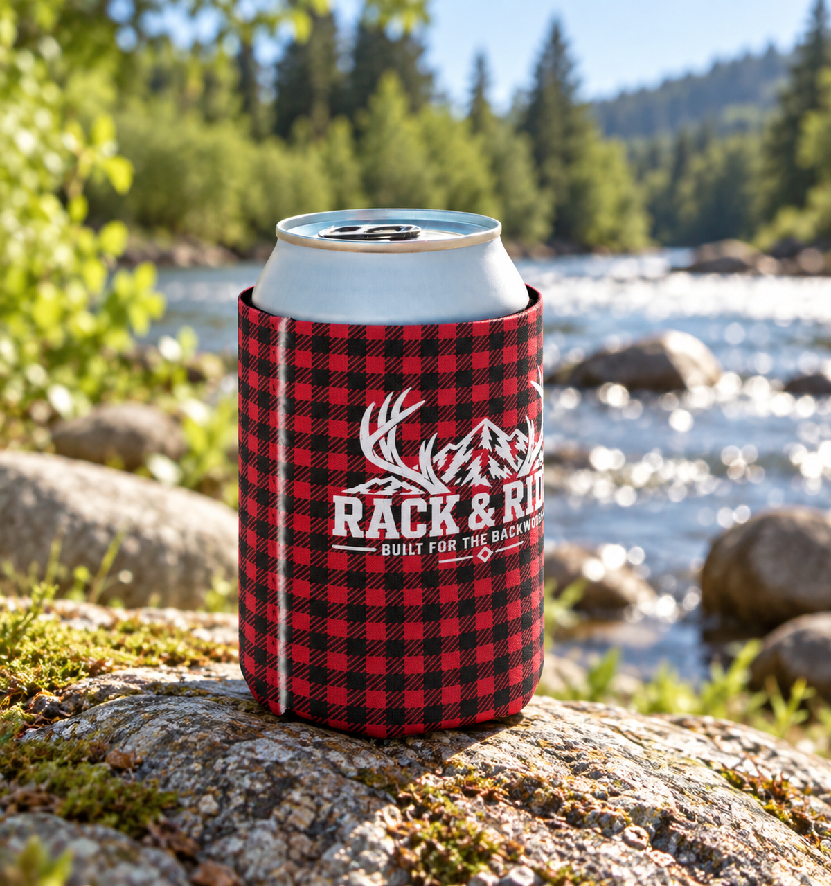 Rack & Ridge | Logo Neoprene Can Cozy