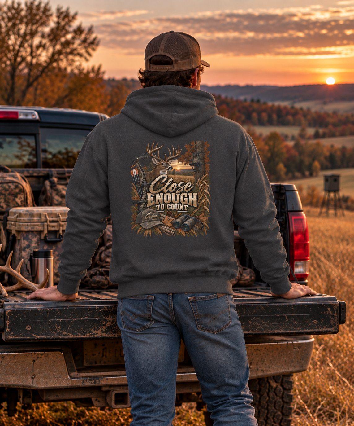 Rack & Ridge | Close Enough to Count Hoodie