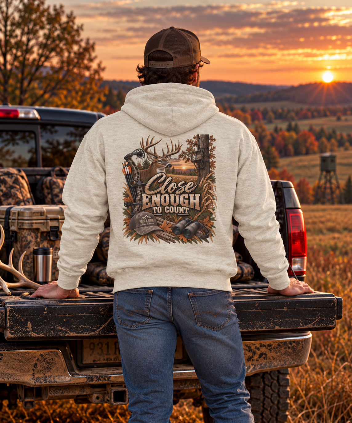 Rack & Ridge | Close Enough to Count Hoodie