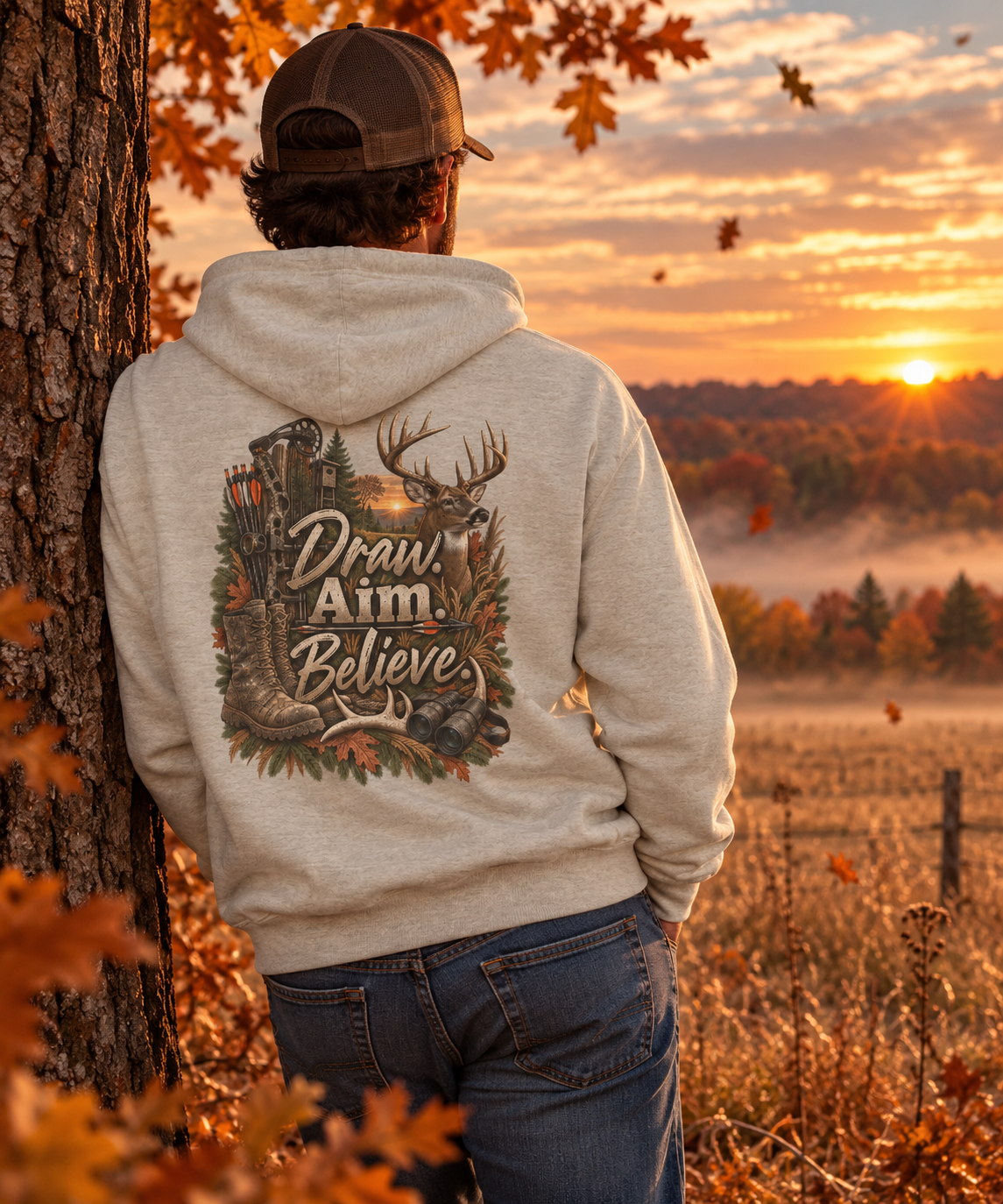 Rack & Ridge | Draw. Aim. Believe. Hoodie