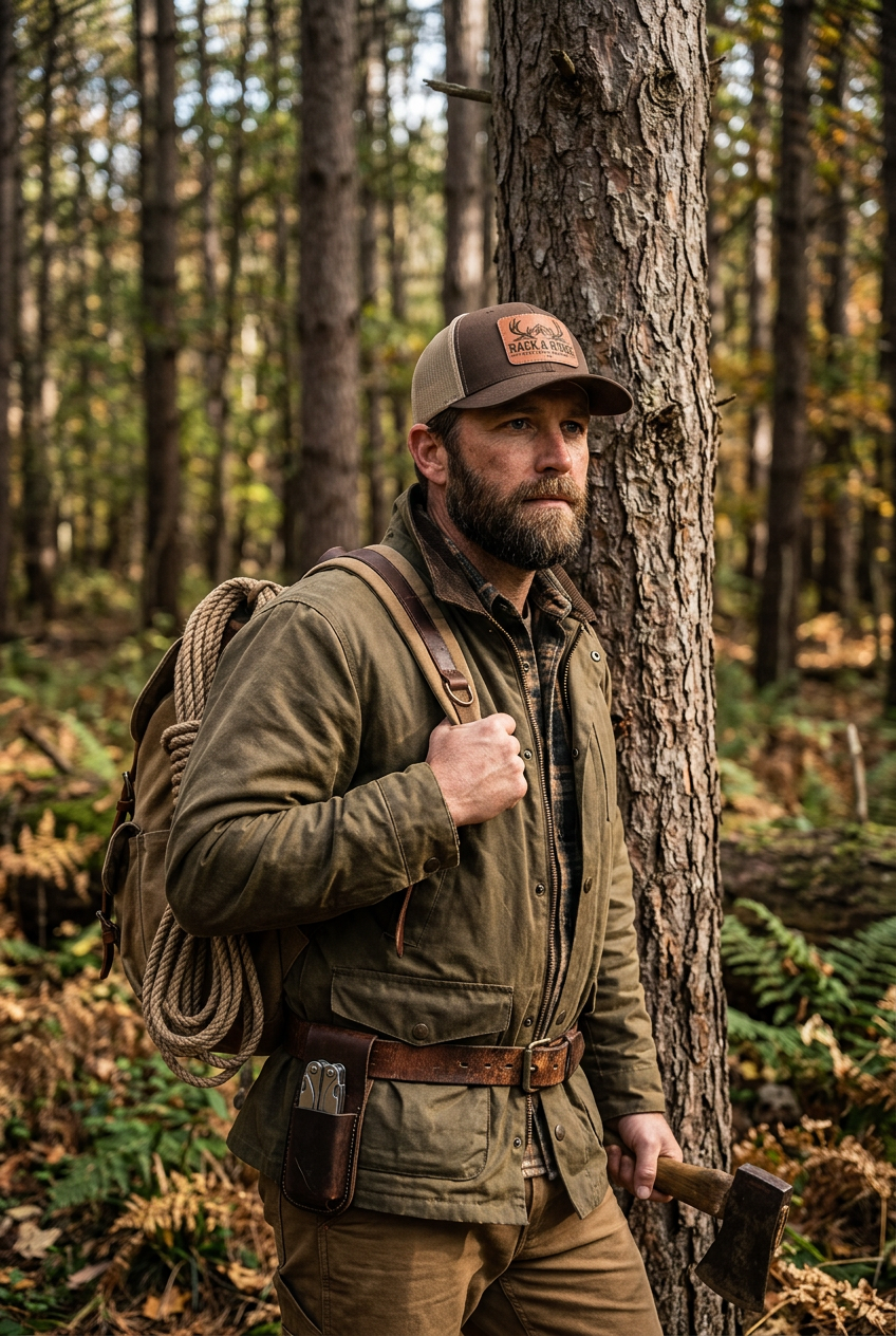 Rack & Ridge | Outdoor Logo Patch Trucker Snapback