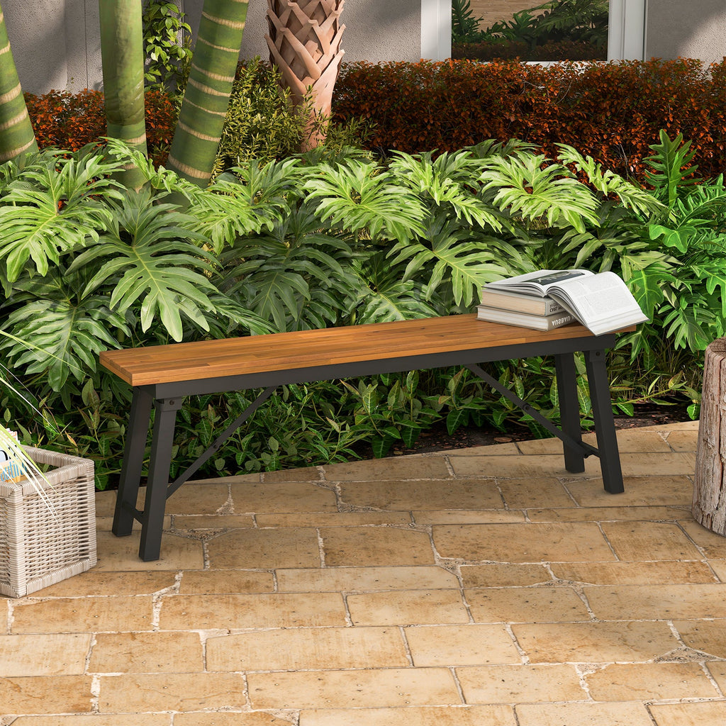Acacia Wood Folding Picnic Bench Set | Seats 4–6