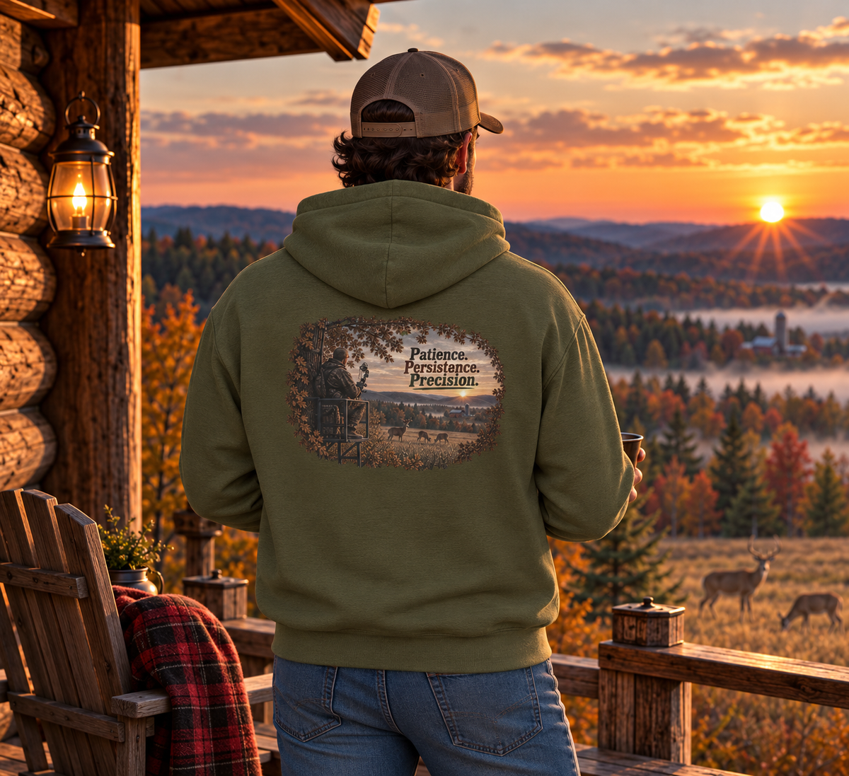 Rack & Ridge Hunting Hoodie — Patience. Persistence. Precision.