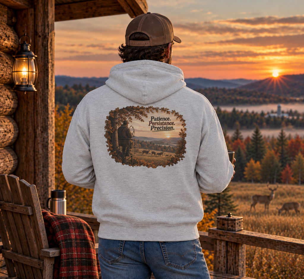Rack & Ridge Hunting Hoodie — Patience. Persistence. Precision.