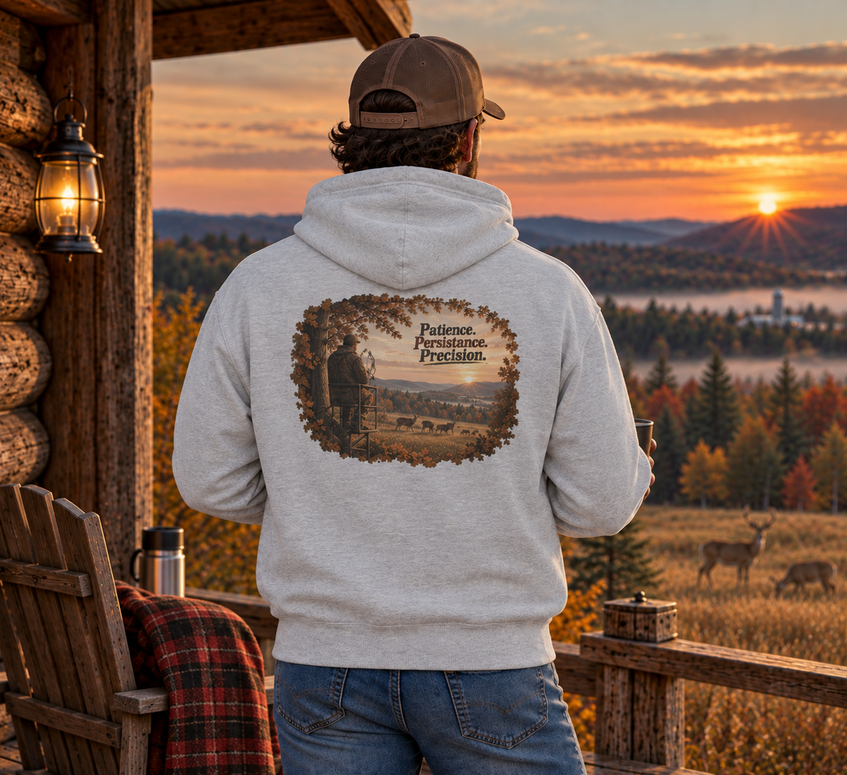 Rack & Ridge Hunting Hoodie — Patience. Persistence. Precision.