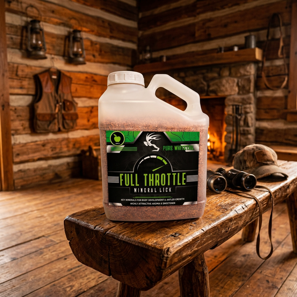 Pure Whitetail Full Throttle Apple Deer Mineral | 10-lb Jug