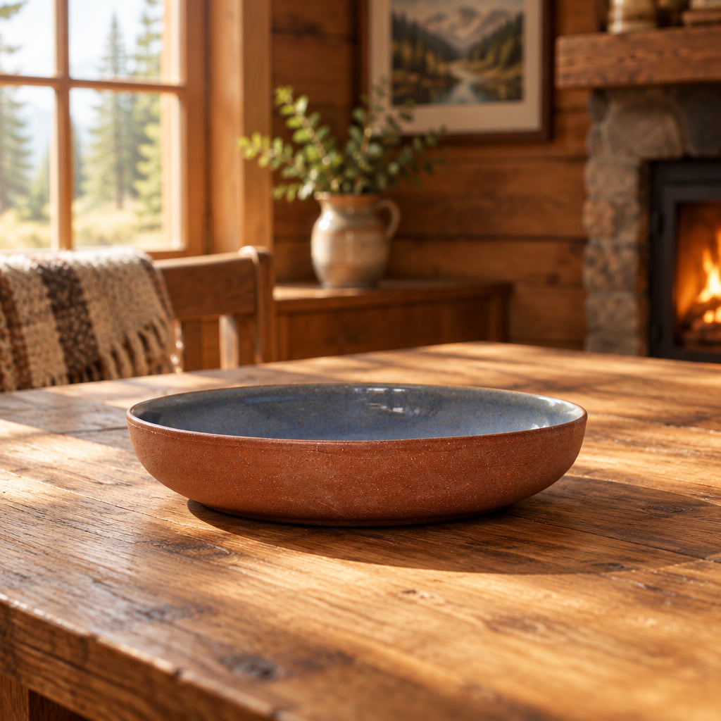 Rack & Ridge | Black Oak Art Coupe Serving Bowl