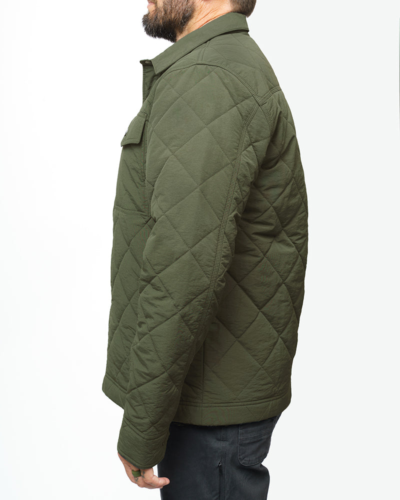 Ignite Quilted Jacket - Dark Olive