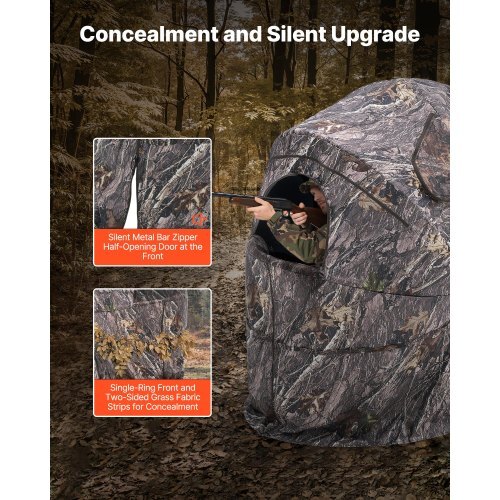 VEVOR Single-Person Camo Hunting Blind | Deer & Turkey
