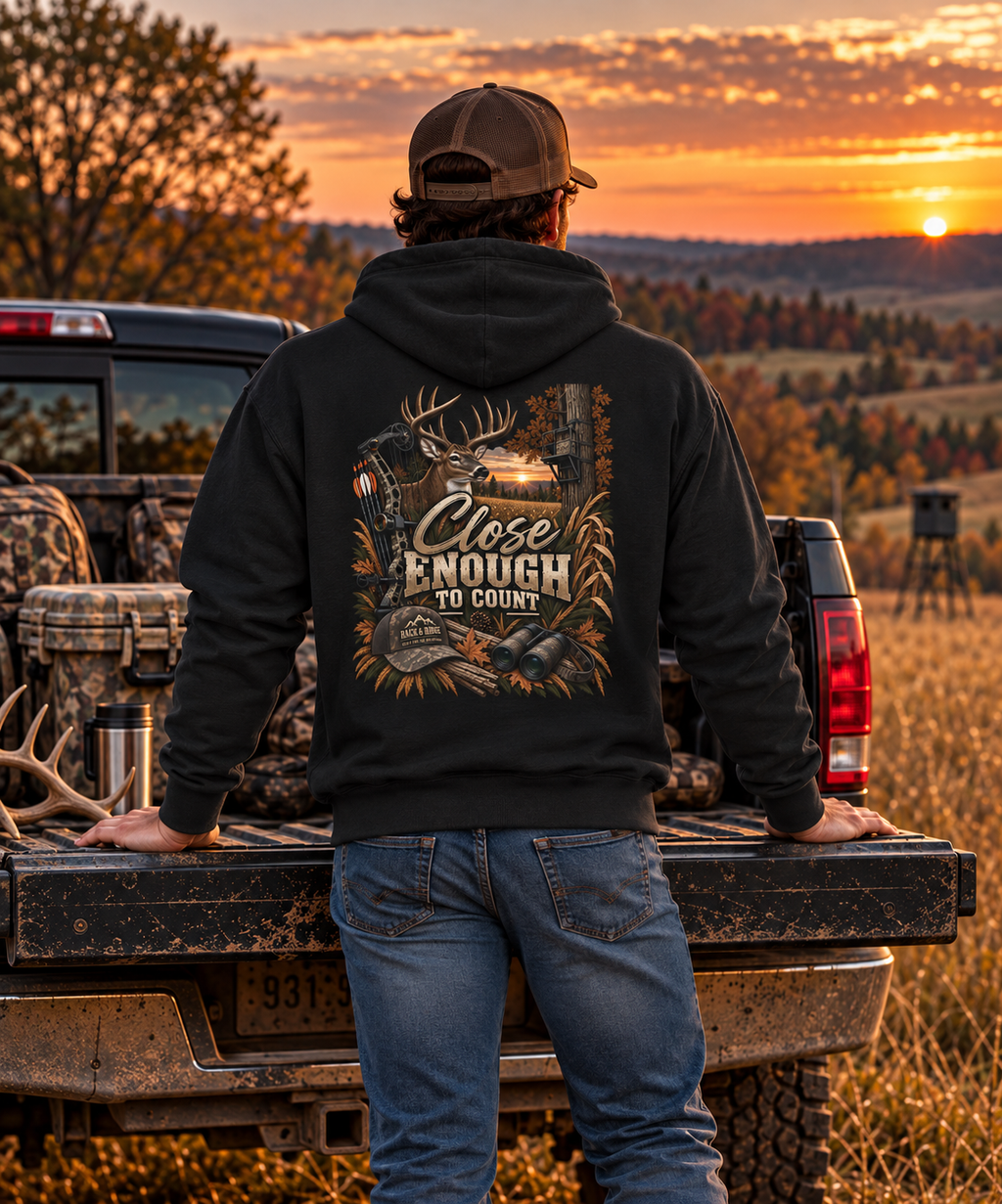 Rack & Ridge | Close Enough to Count Hoodie
