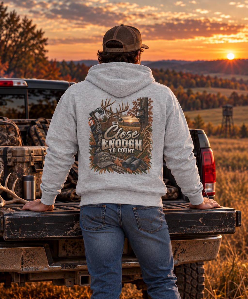 Rack & Ridge | Close Enough to Count Hoodie