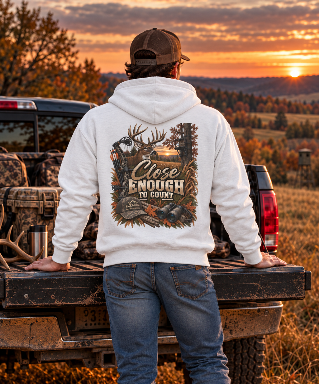 Rack & Ridge | Close Enough to Count Hoodie