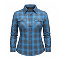 Teal Flannel - Ladies Flannel Shirt