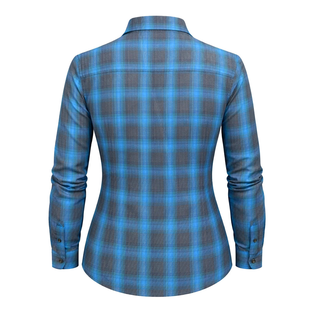 Teal Flannel - Ladies Flannel Shirt