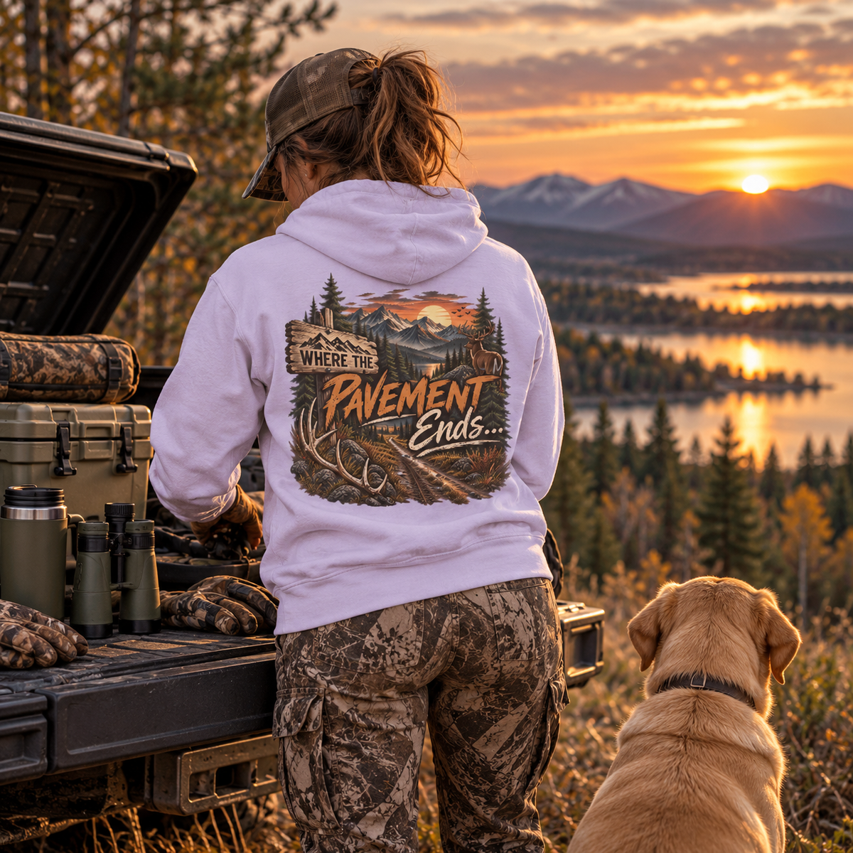 Rack & Ridge | Where the Pavement Ends Hoodie