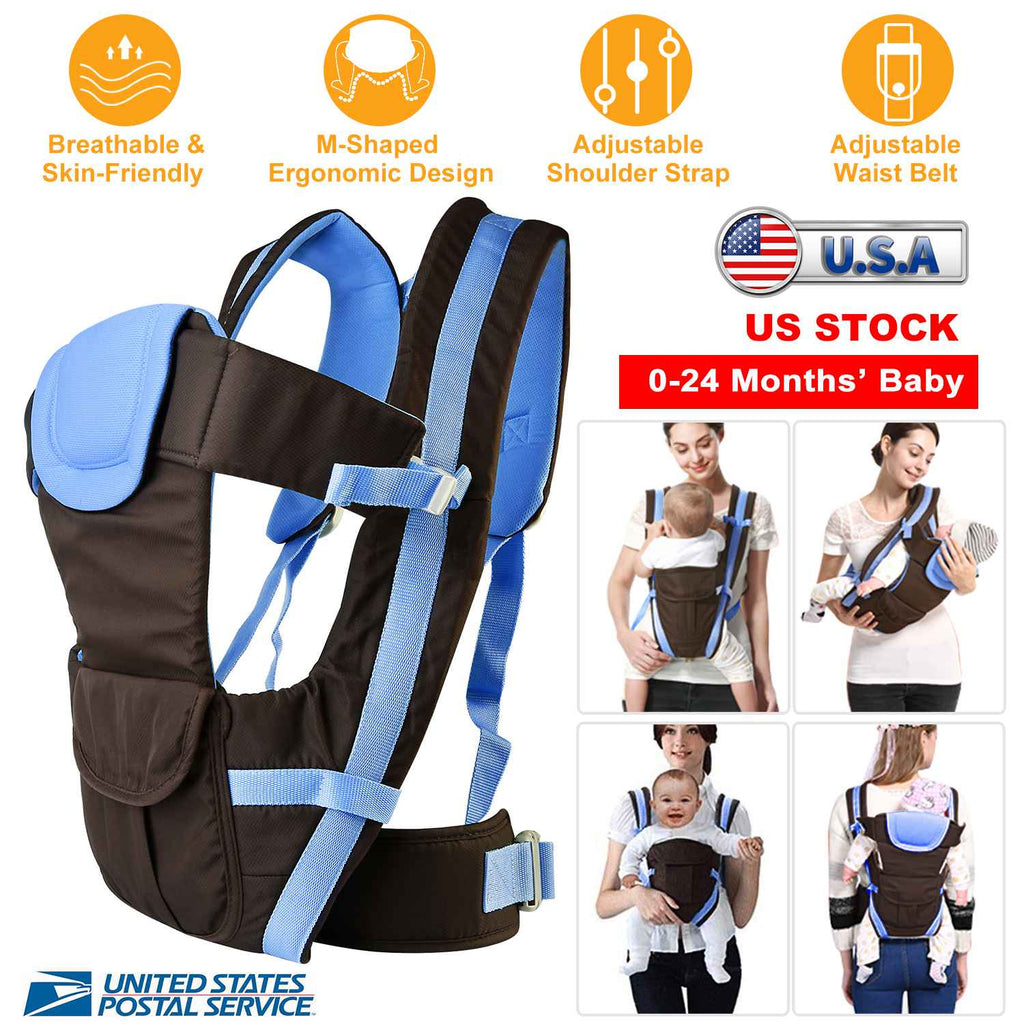iMounTEK Adjustable Baby Carrier | Padded Straps & Mesh Lining