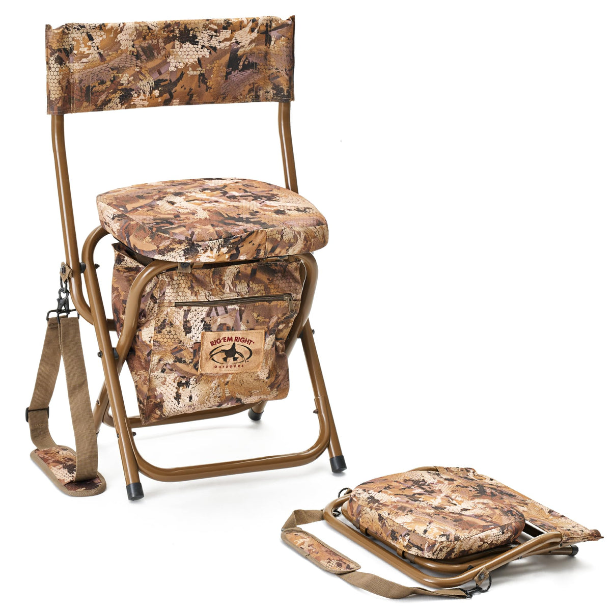 Rig’Em Right Hyde Hunting Stool | GORE OPTIFADE Marsh