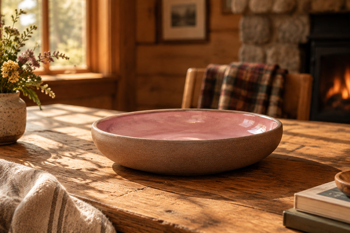 Rack & Ridge | Black Oak Art Coupe Serving Bowl