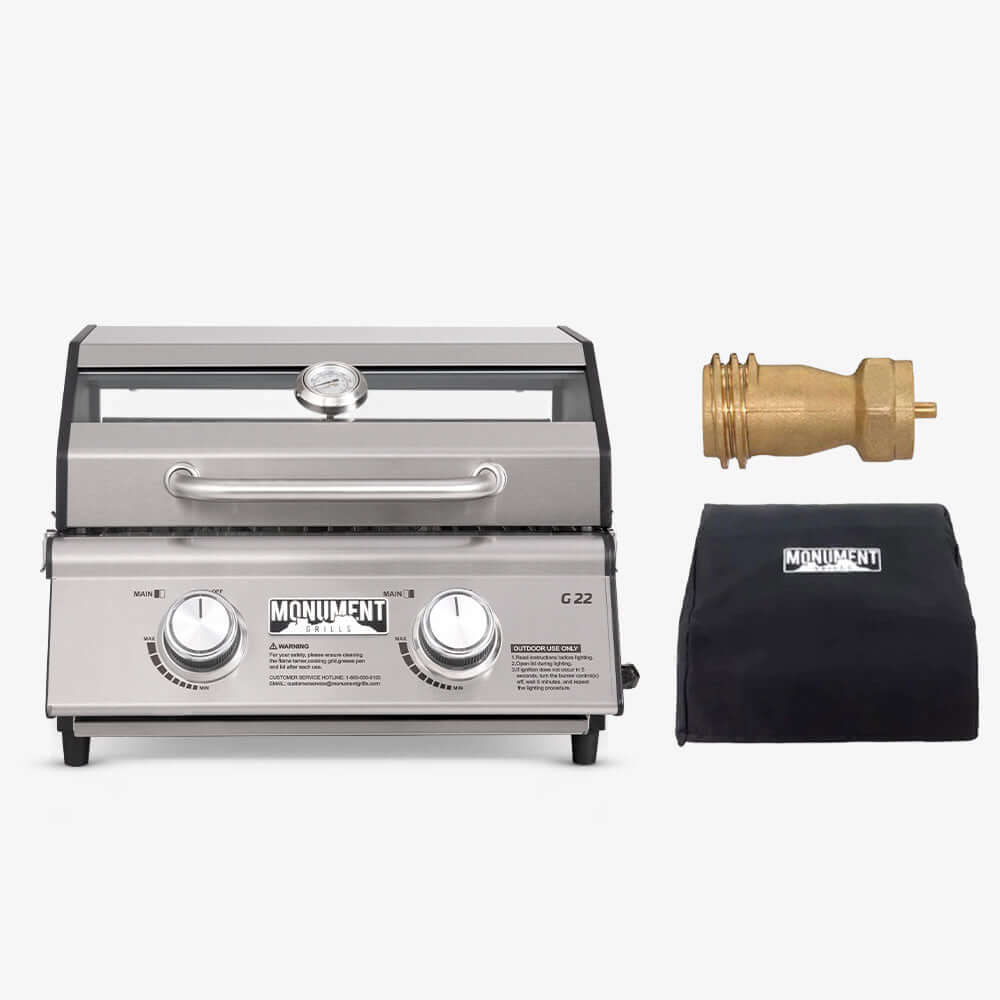 Monument Grills G22 Portable Tabletop Propane Grill