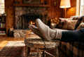 Kyrgies Low-Back Wool Felt Slippers with Molded Leather Sole
