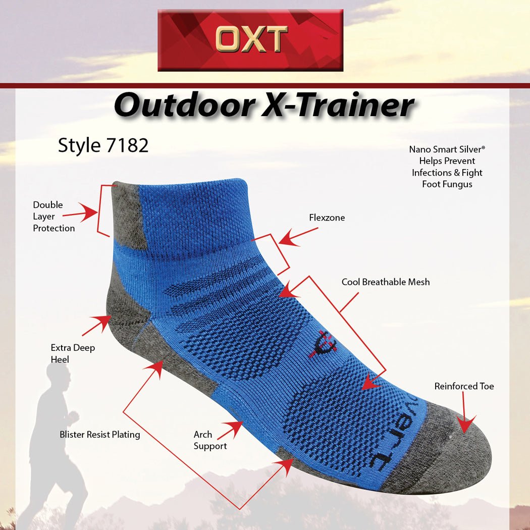 Rack & Ridge | Outdoor X-Trainer Merino Wool Blend Socks