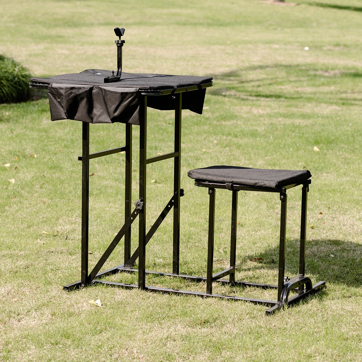 Foldable Shooting Bench | Adjustable Table, Seat & Shooting Rest