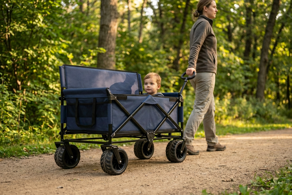 Revised wagon scene with the high back along one long side only and low ends