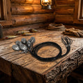 Fishing weight system with sinkers and line 