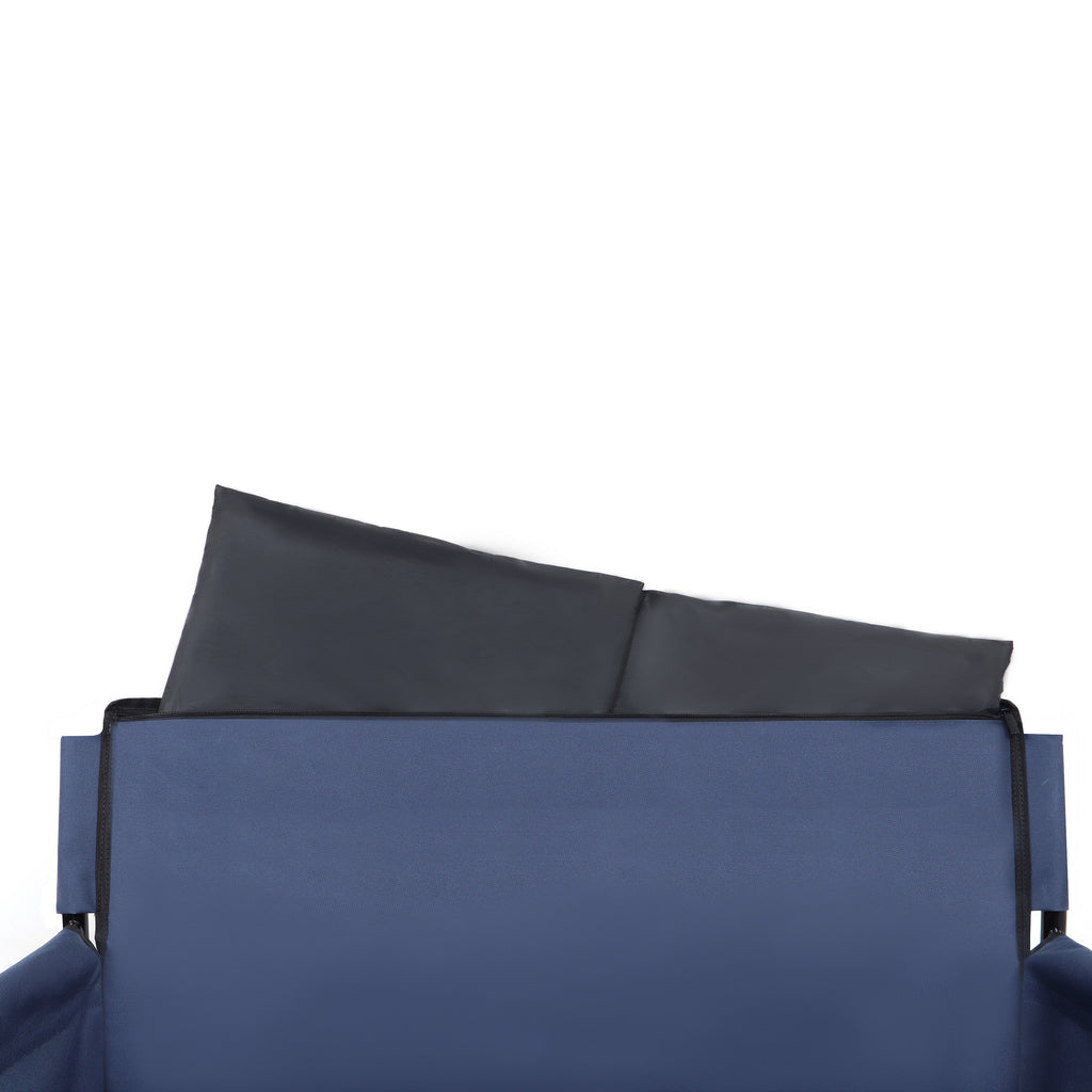 3-in-1 Folding Outdoor Wagon with Bench Seat | Dark Blue